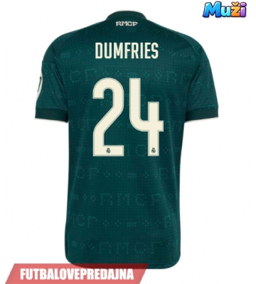 Lacne Muži Futbalové dres Real Madrid Denzel Dumfries #24 2026-27 Krátky Rukáv - Preč